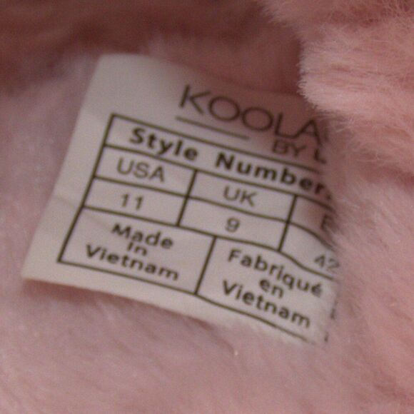 Koolaburra UGG Soft Pink fuzz'n Furry Women's Sandals - Picture 7 of 8